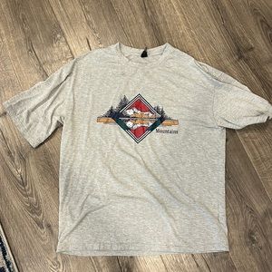 DAZY Size M grey mountains t shirt - brand new